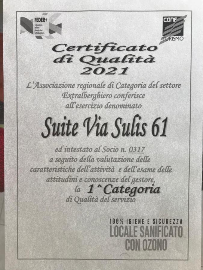 La Suite Di Via Sulis Каляри Екстериор снимка